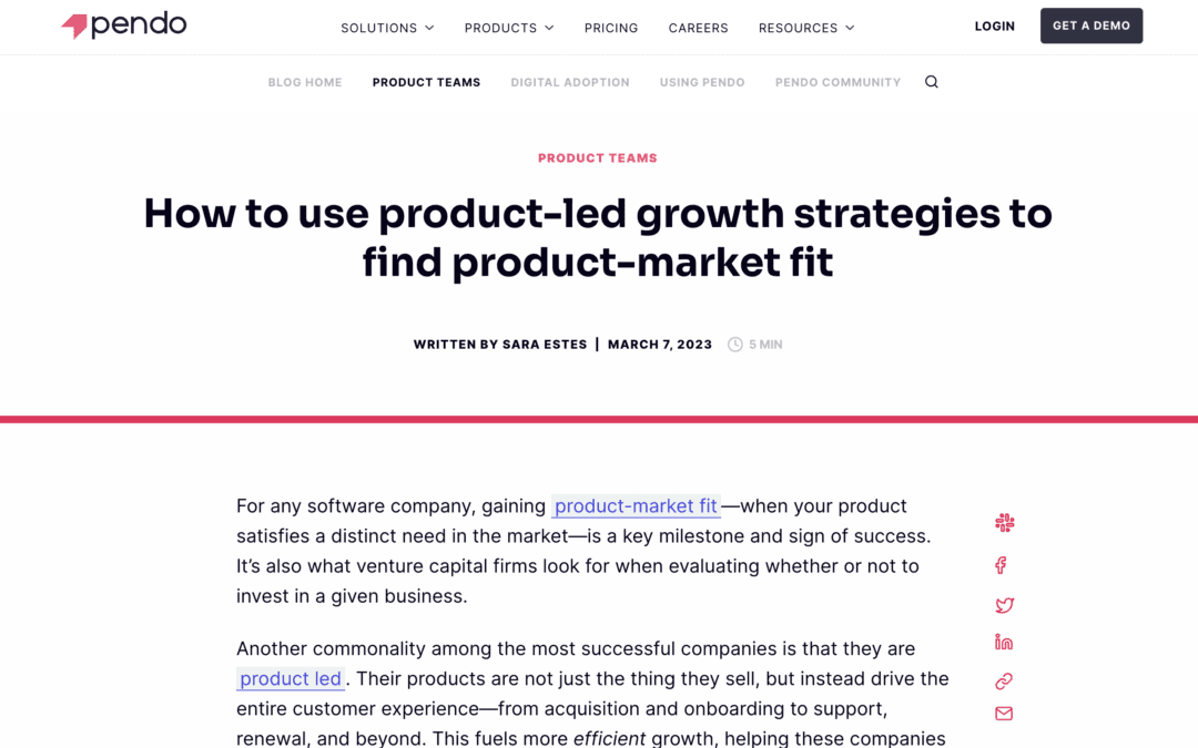 How to use product-led growth strategies to find product-market fit