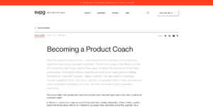 Becoming a Product Coach